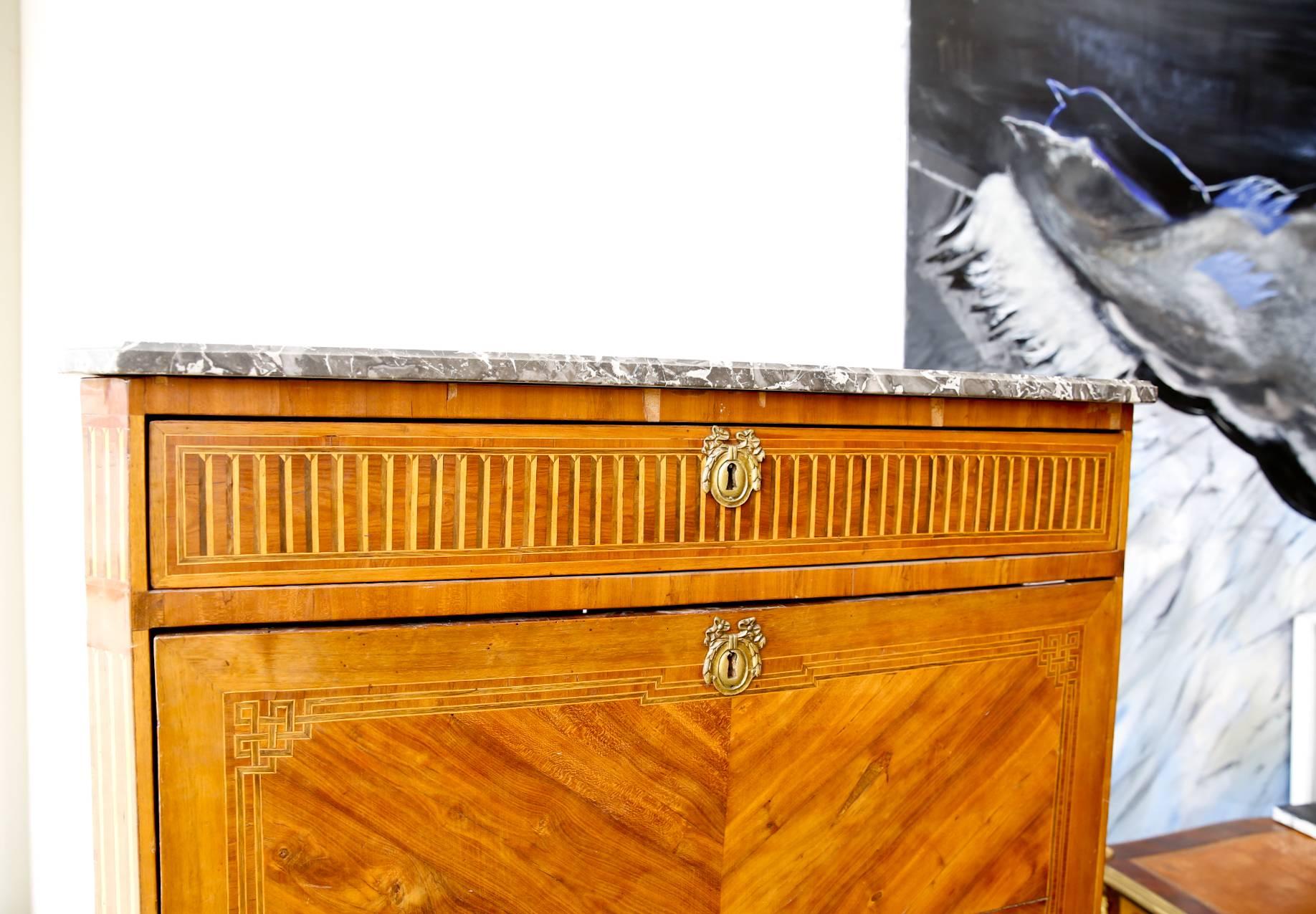 19th Century French Secretaire a Abattant in Louis XVI Style 3