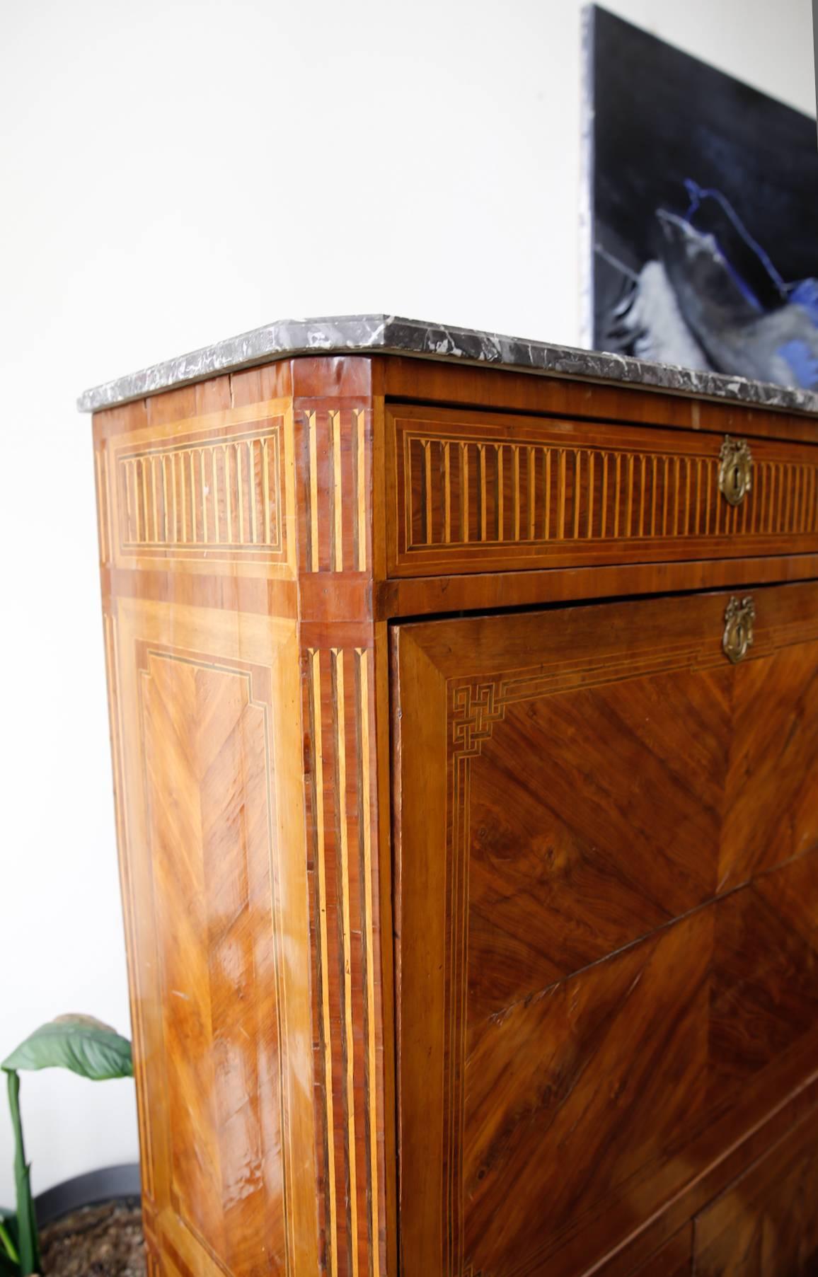 19th Century French Secretaire a Abattant in Louis XVI Style 1