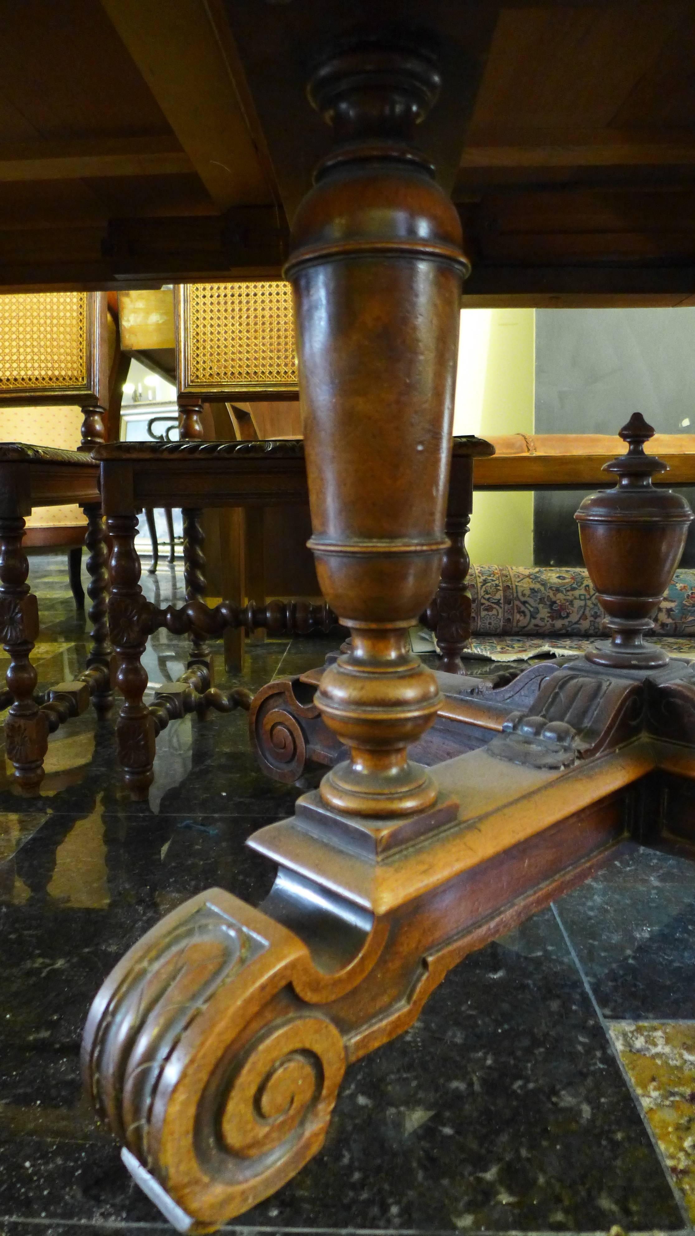 antique french oak table