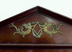 19th Century Empire Period Mahogany Mirror, Type "Psychee"