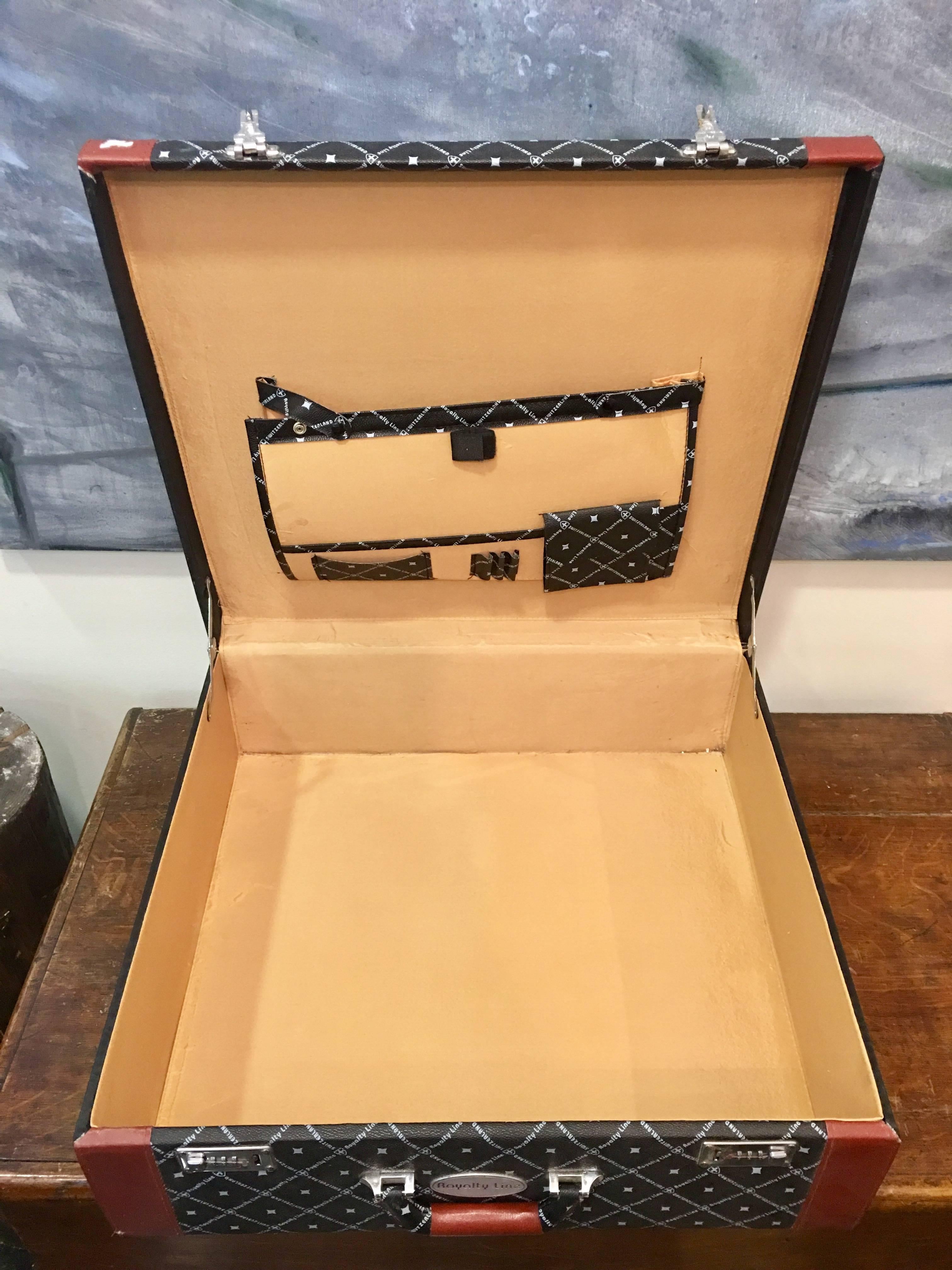 Antique unique royalty line Switzerland suitcase never have set a code!
Unused mint condition!
Incredible special gift!
   