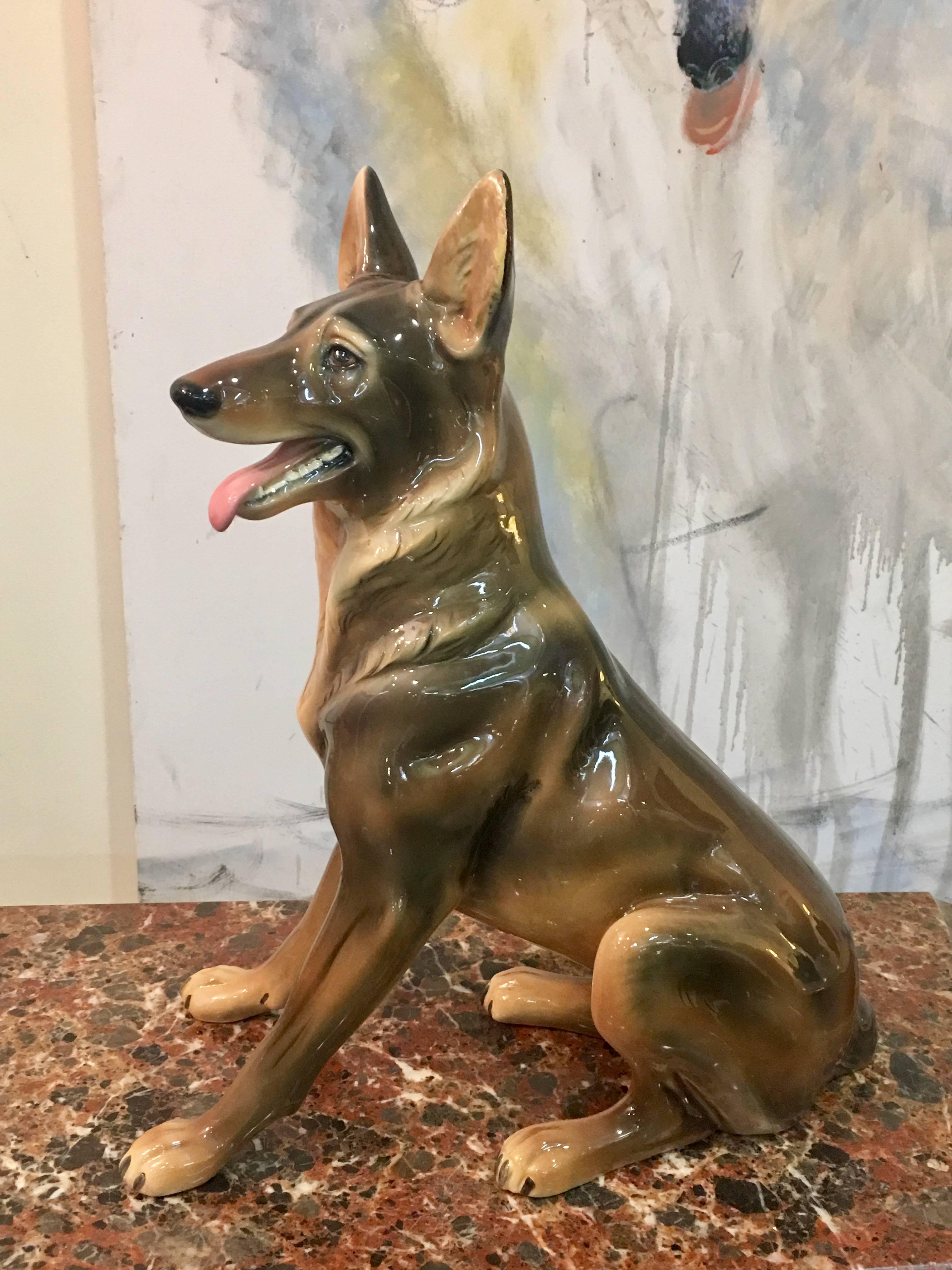 Thomasch Vienna Ceramic Dog 1