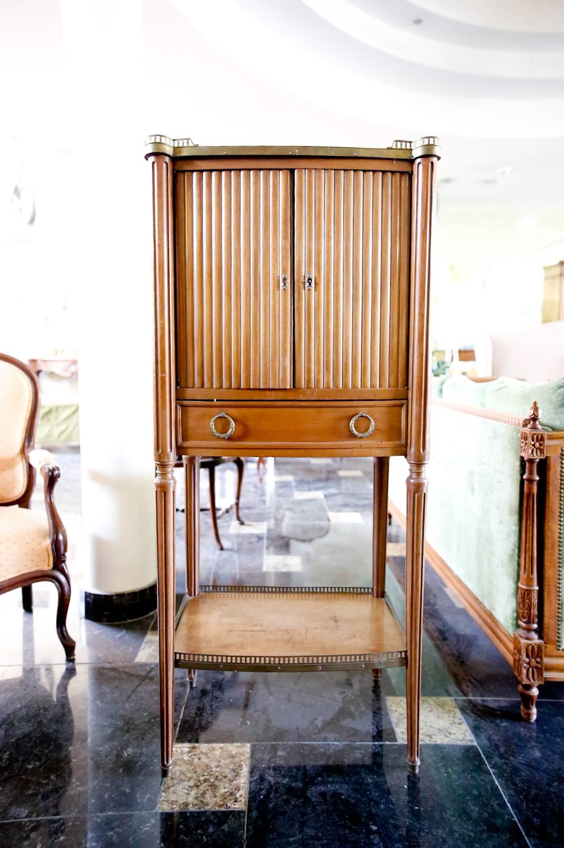 Wood 19th Century Louis XVI Style French Cabinet