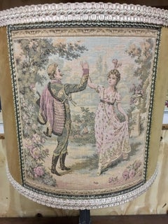 Italian Renaissance Beautiful Lamp Tapestry Scene