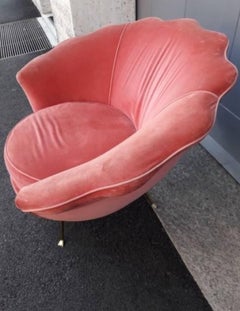 Poltrona rosa italiana Edra