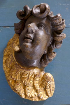 Late 17th Century French Wall Decoration "Angel's Face"