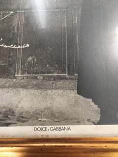 Dolce & Gabbana Magazine Advert Poster, 1990, Italy