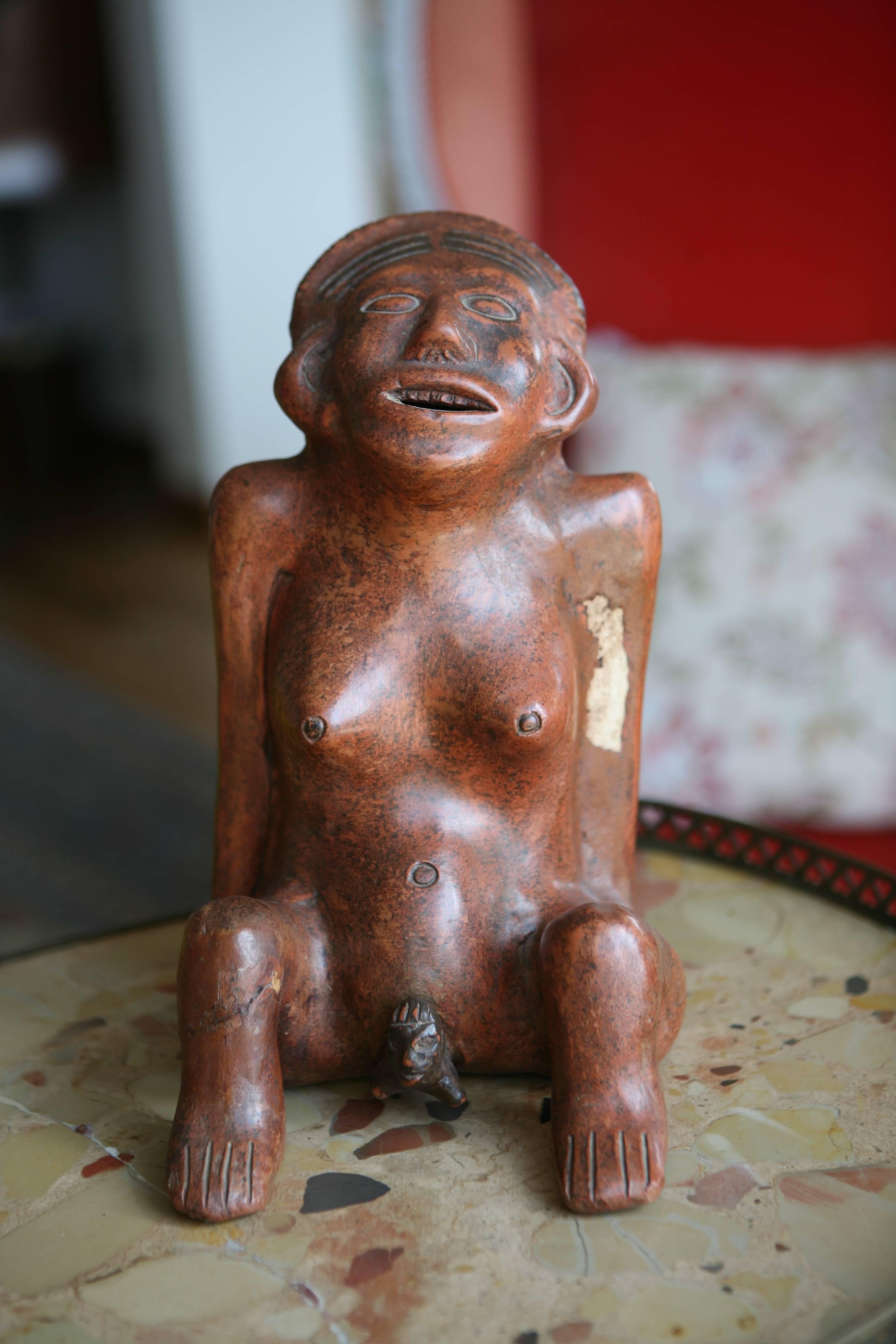 pre columbian pottery figures