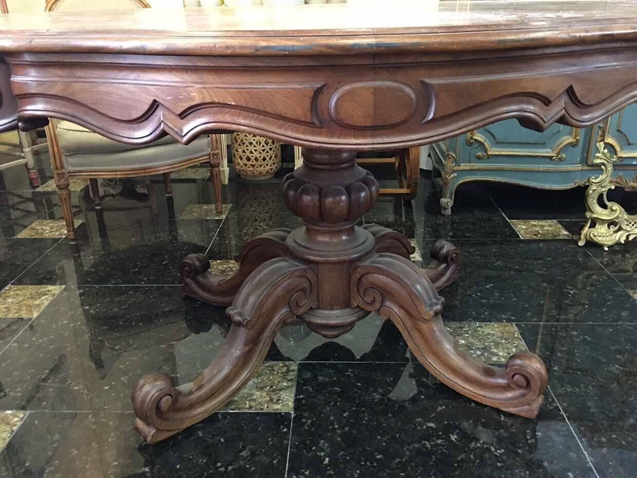 French 19th Century Centre Table in Victorian Style, France For Sale