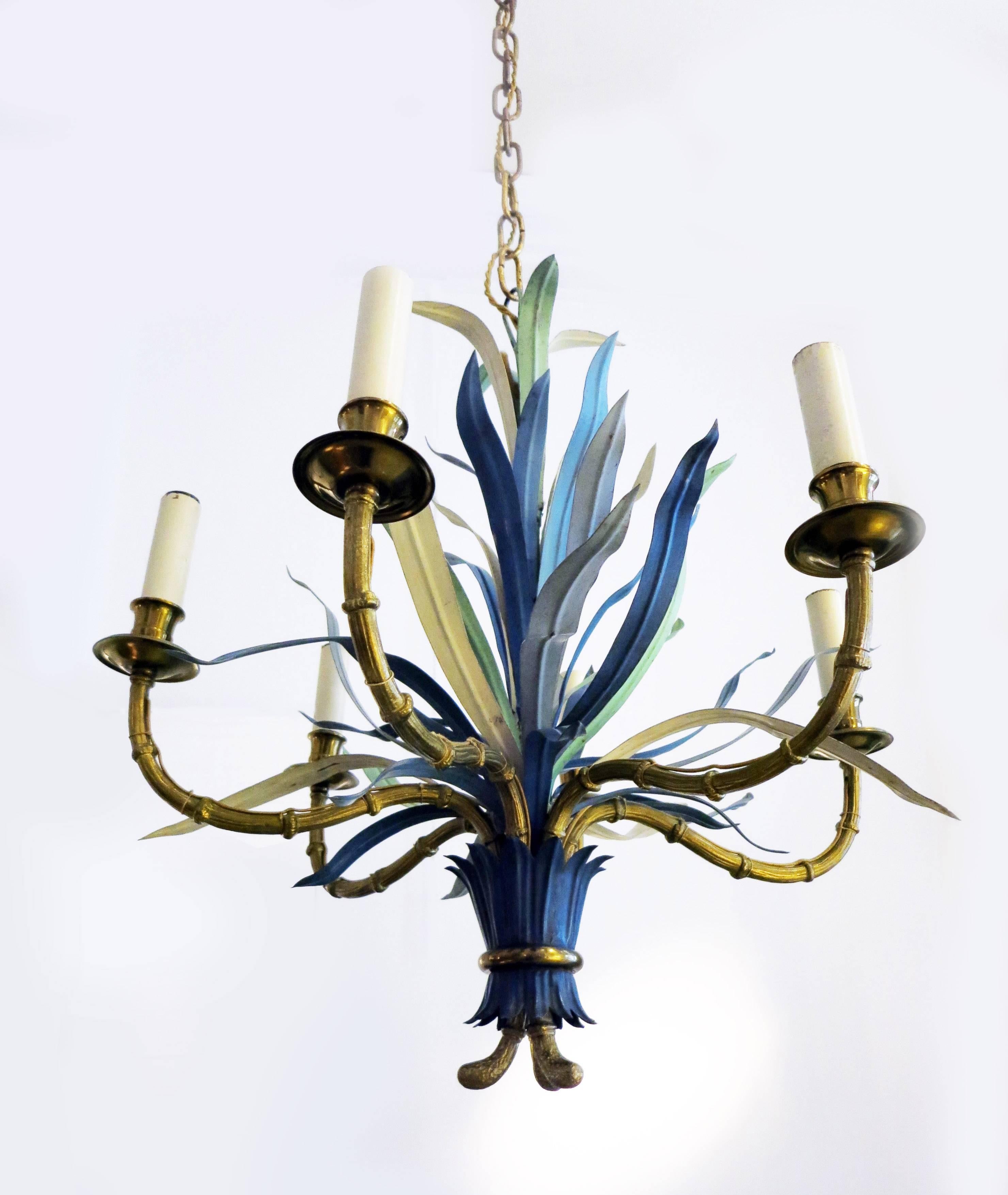 Mid-Century Modern Maison Baguès Chandelier, 1950