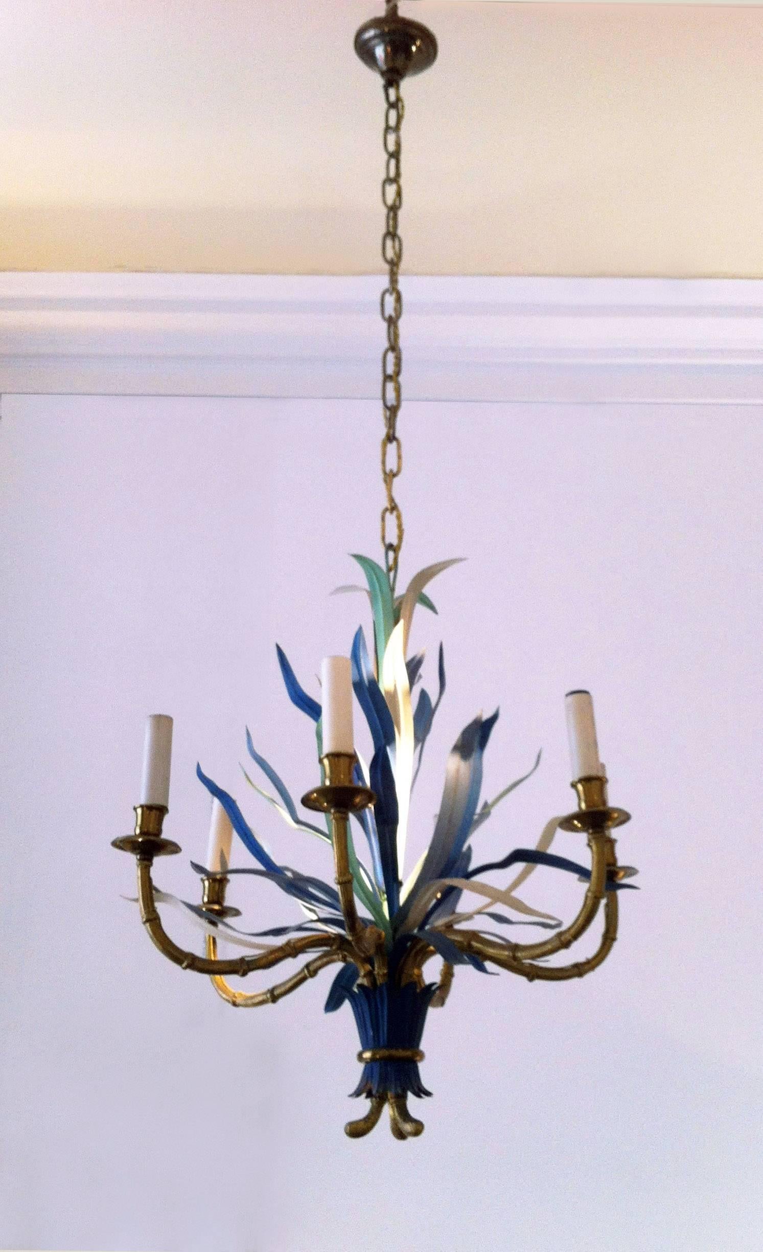 Mid-20th Century Maison Baguès Chandelier, 1950