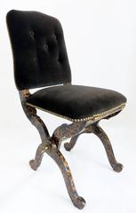 Faux Tortoise Folding Chairs by Maison Jansen, 1960s