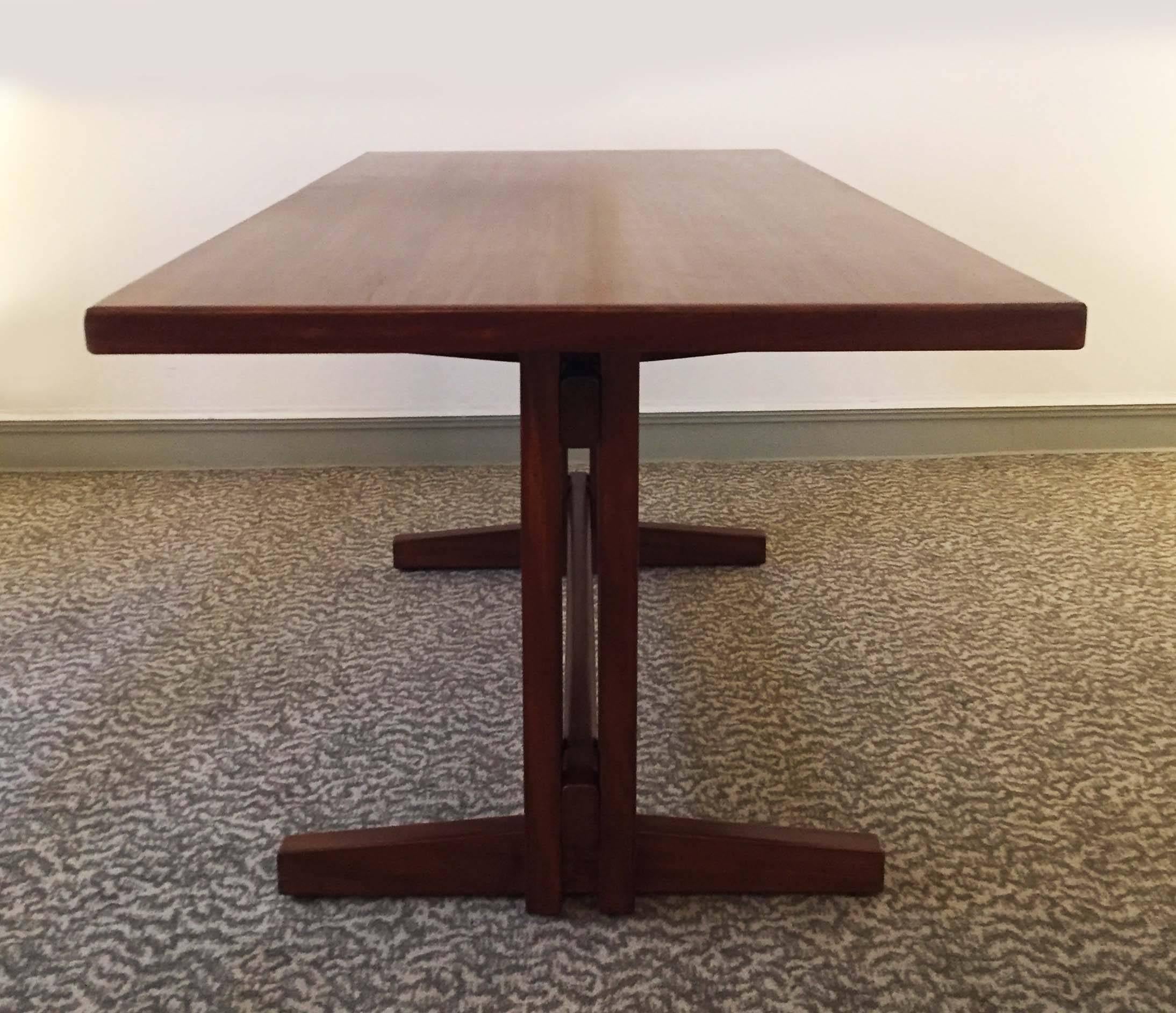 Mid-Century Modern Mahogany Table, Denmark, 1960s For Sale