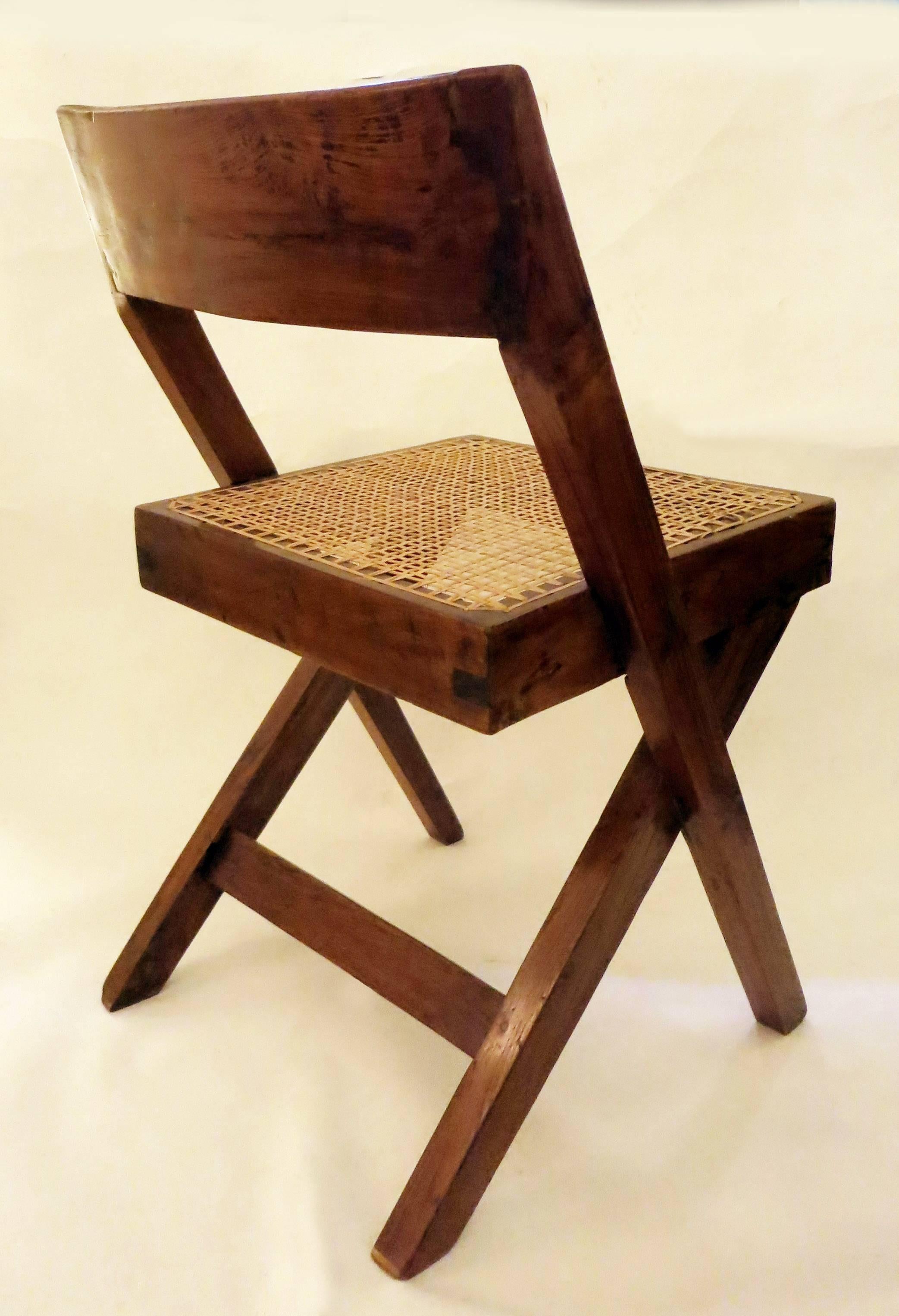 Mid-20th Century Pierre Jeanneret Library Chair, 1950s