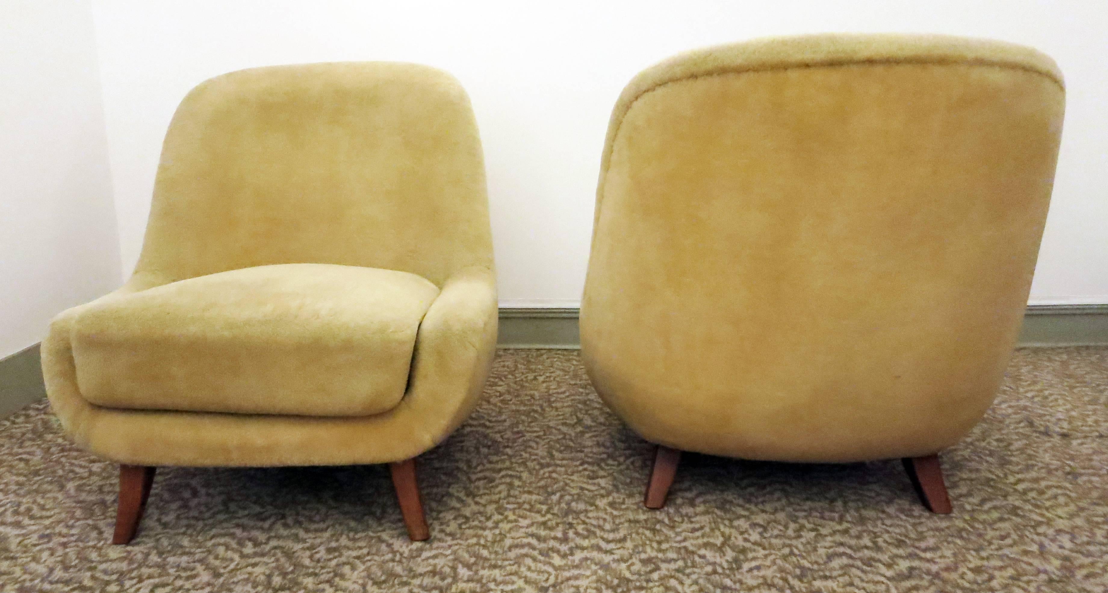 Mid-Century Modern Bergmann Pair of Chairs, Germany, 1950s