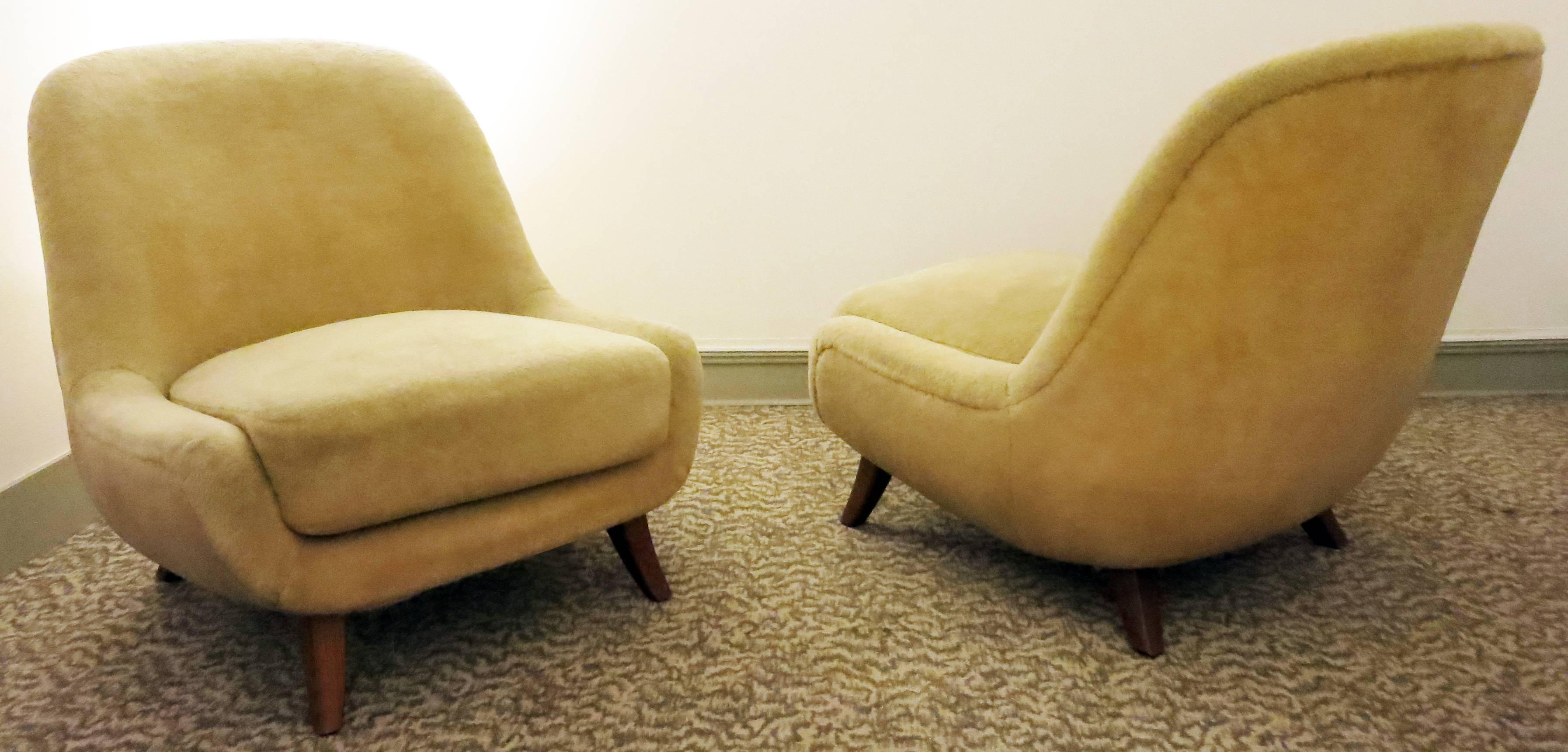 Mid-20th Century Bergmann Pair of Chairs, Germany, 1950s