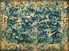 Tapestry, 16th Century, Aristoloche, Leaf of Cabbage, Renaissance Period