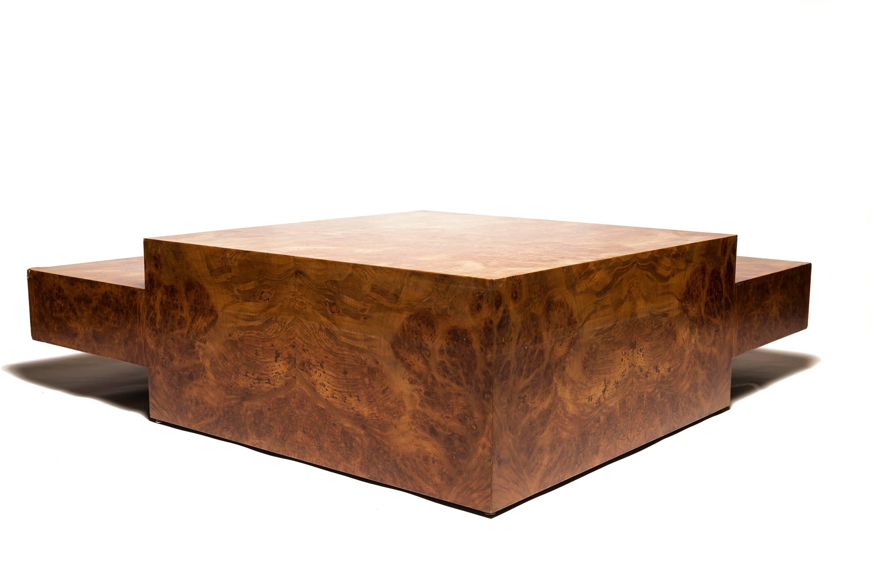 Italian Willy Rizzo Coffee Table For Sale