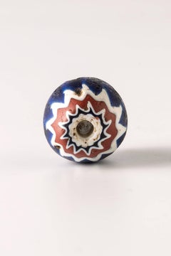 Venetian Glass Chevron Bead "Rosetta"