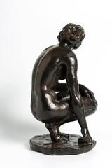 Fritz Klimsch Bronze Sculpture "Die Sitzende"