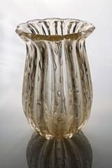 Fine Murano Glass Vase, Fratelli Toso 1950s