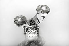 Daum Crystal Candelabra Candle Holder