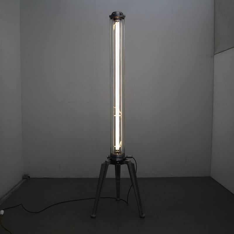 Late 20th Century Industrial Floor Lamp Apollo For Sale