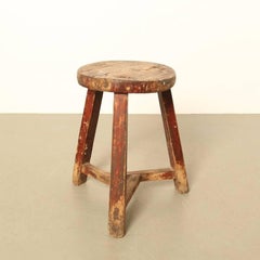 Pair of Antique Chinese Workers Stools