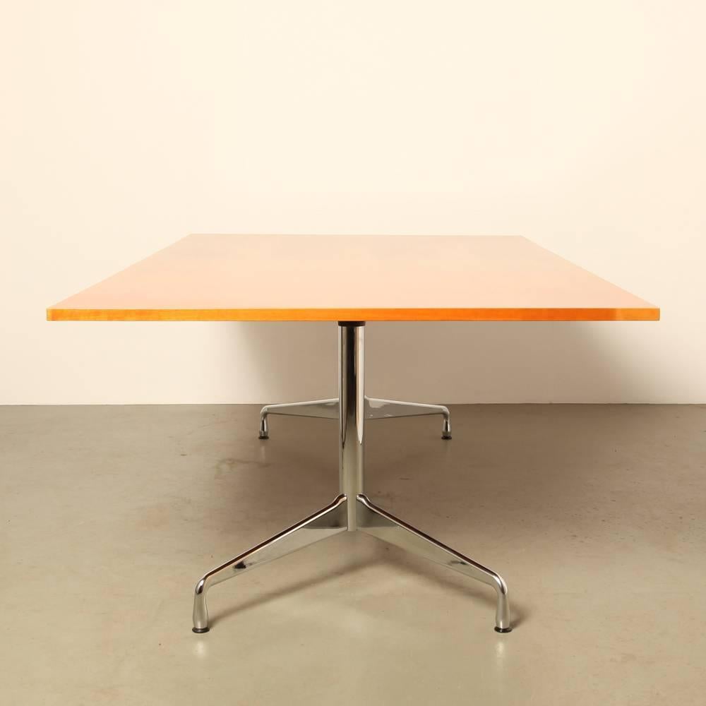 Eames segmented table, conference Table by Charles Eames for Vitra

Name: segmented table
Designer: Charles and Ray Eames
Manufacturer: Vitra, Italy
Design year: 1964

Cherrywood