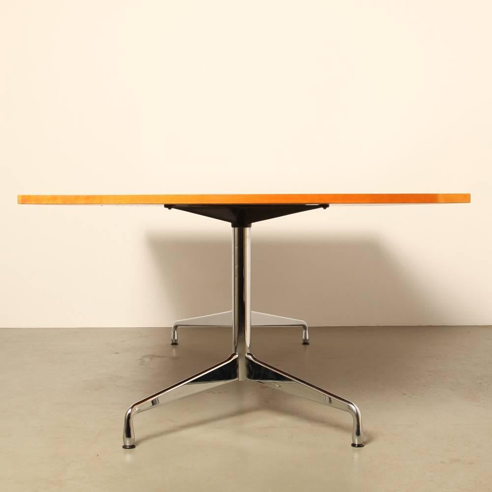 Mid-Century Modern Eames Segmented Table, Conference Table by Charles Eames for Vitra For Sale