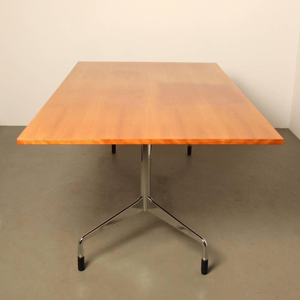 Name: segmented table
designer: Charles & Ray Eames
Manufacturer: Vitra, Italy
Design year: 1964

Cherrywood

Dimensions: 220 D x 120 W x 78 H cm.

 