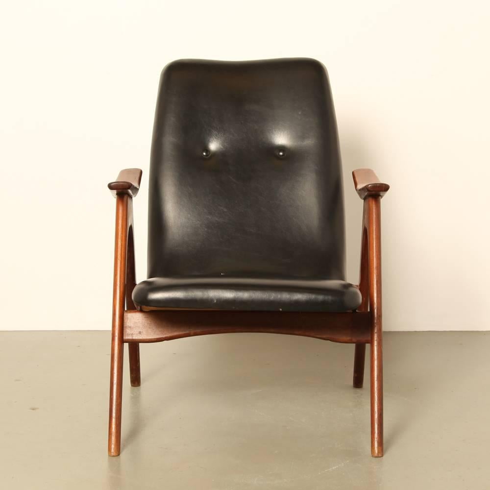 Mid-Century Modern Louis van Teeffelen Webe Lounge Chair