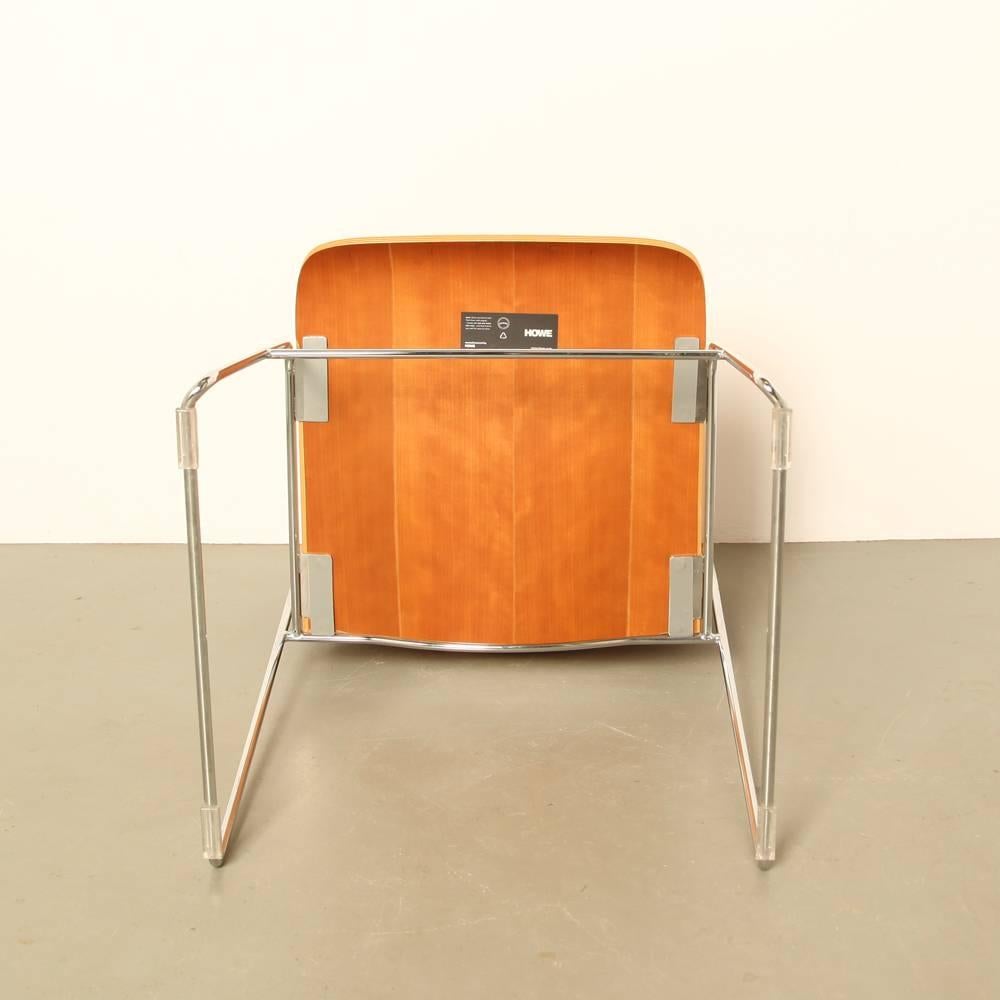 Veneer Howe 40/4 Chair by David Rowland For Sale