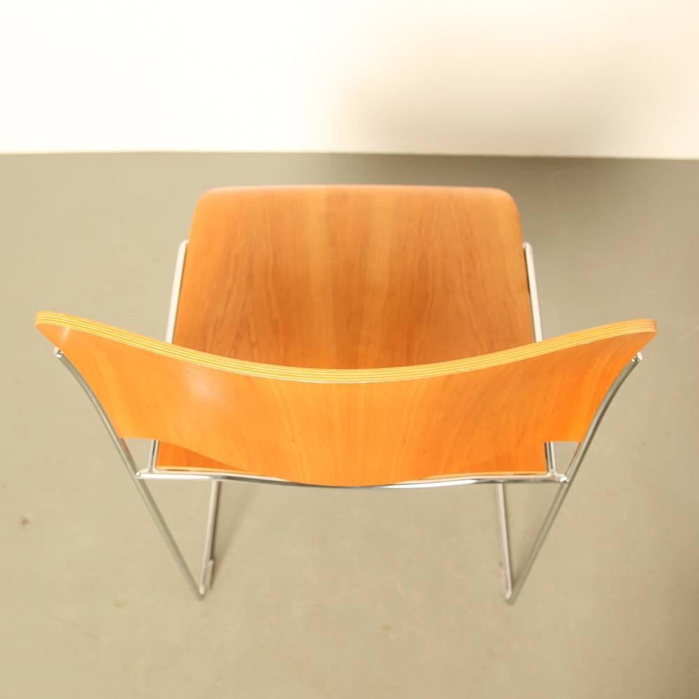 Steel Howe 40/4 Chair by David Rowland For Sale