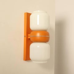 Wall Sconce or Wall Light in Orange, 1960s