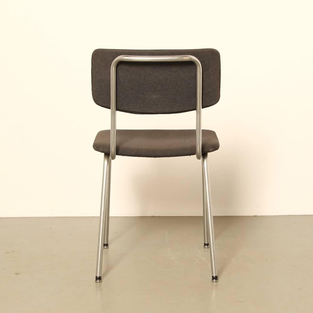 Gispen Bent-Chroom-Tube Chair 1231 In Good Condition In Amsterdam, NL