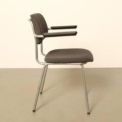 Gispen Bent Chrome Tube Chair 1236
