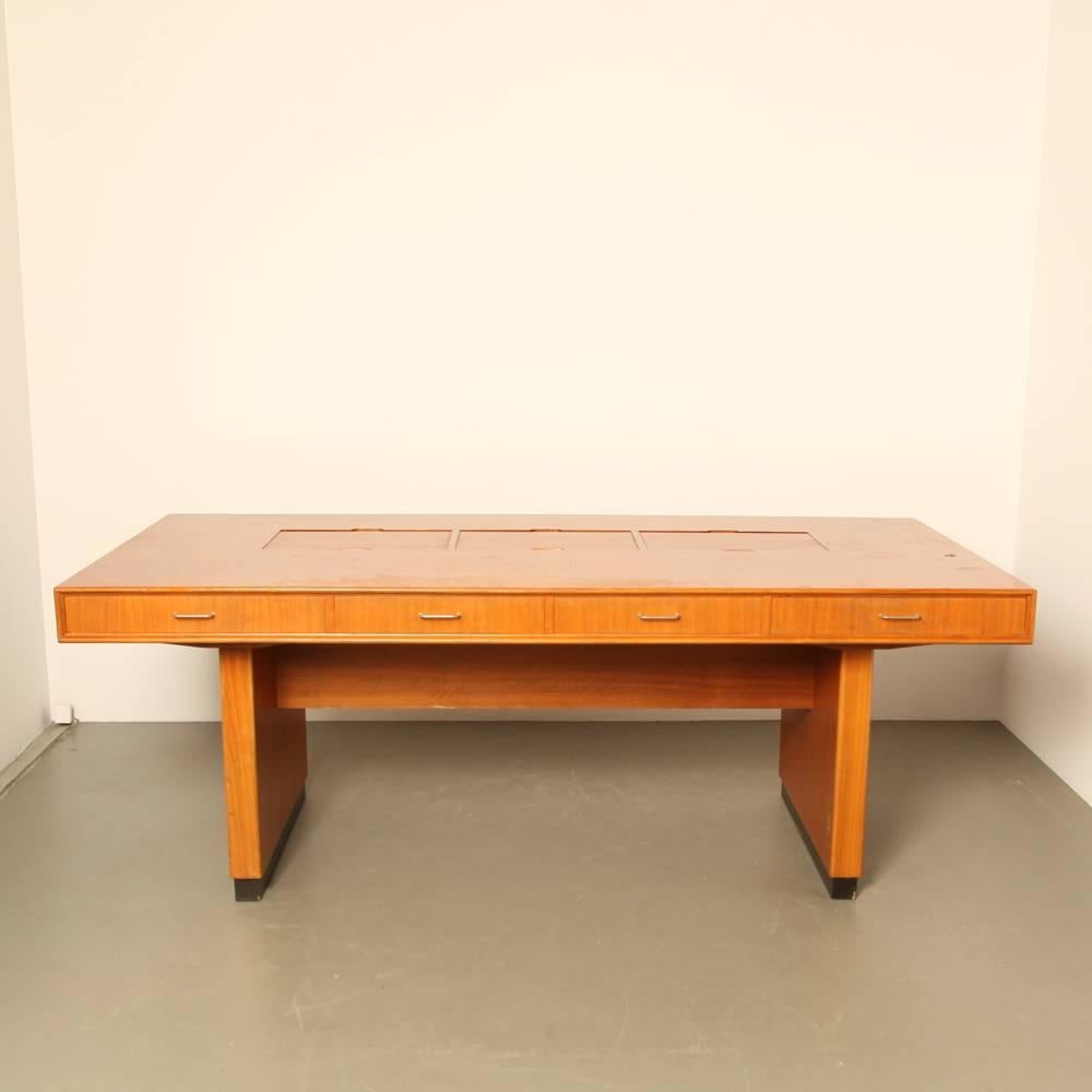 Mid-Century Modern Clausen and Maerus Large Writers or Architects Desk For Sale