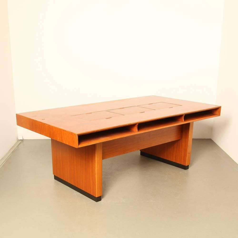 Teak Clausen and Maerus Large Writers or Architects Desk For Sale