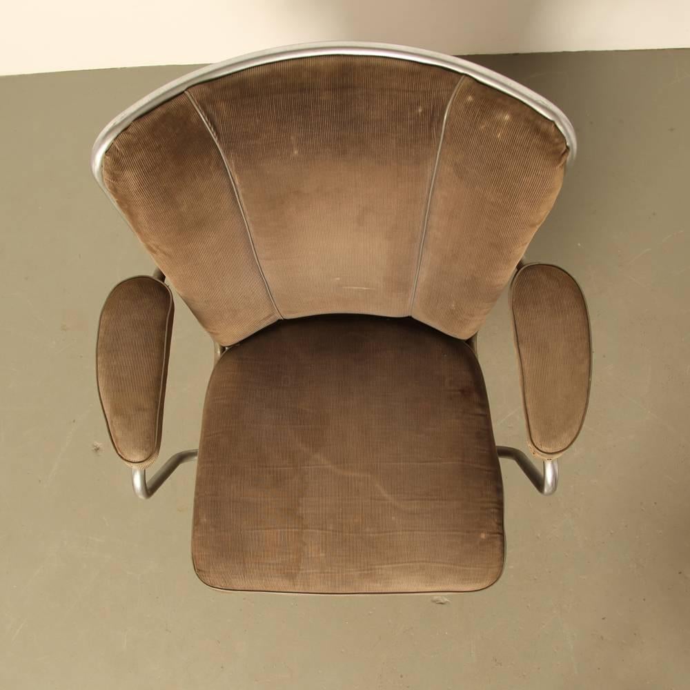 Mid-20th Century Gispen Presidents Chair Model 357