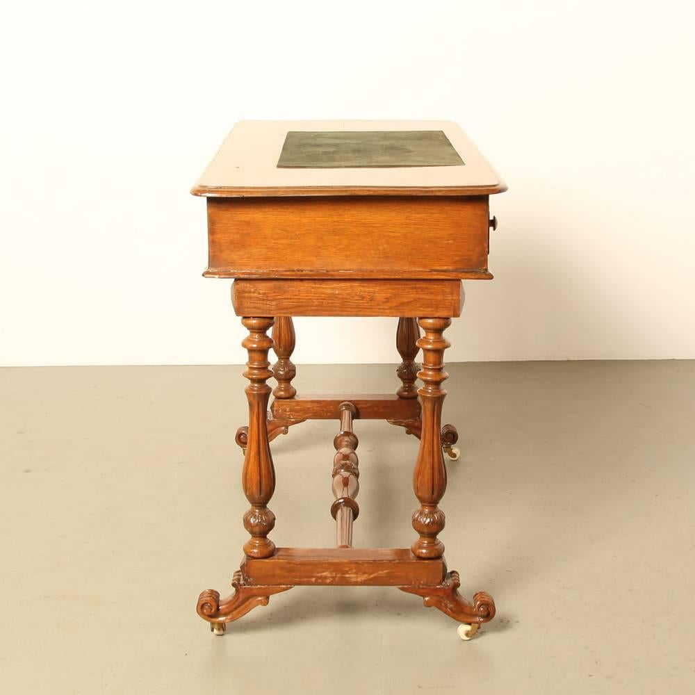 Early Victorian Writers Desk Handyman Deluxe For Sale