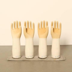 Porcelain Latex Glove Mold S Yellow Textured