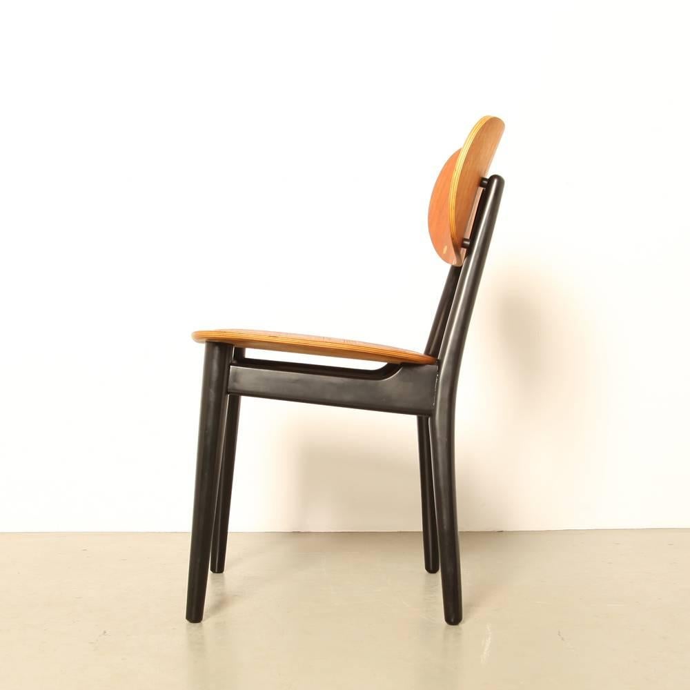 Mid-Century Modern Set of 8 SB-11 Chair by Cees Braakman for UMS Pastoe For Sale