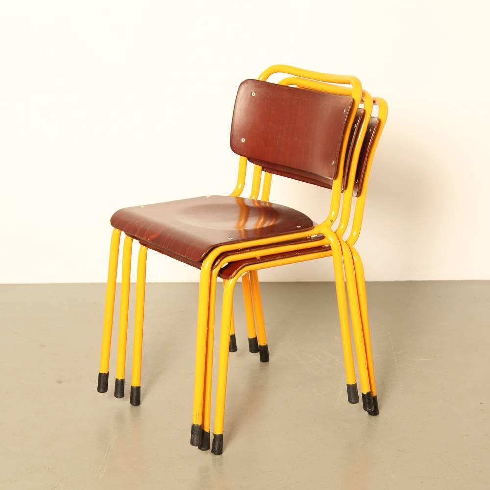 Gispen 1252 Military Stacking Chair 3