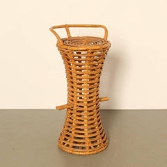 Rattan and Bamboe Bar Stool