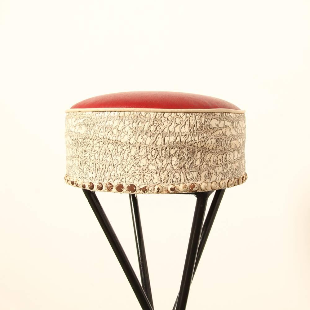 Set of 1960s French Bar Stools 2