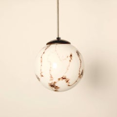 Bauhaus Style Bakelite Pendant Marbled Hanging Lamp