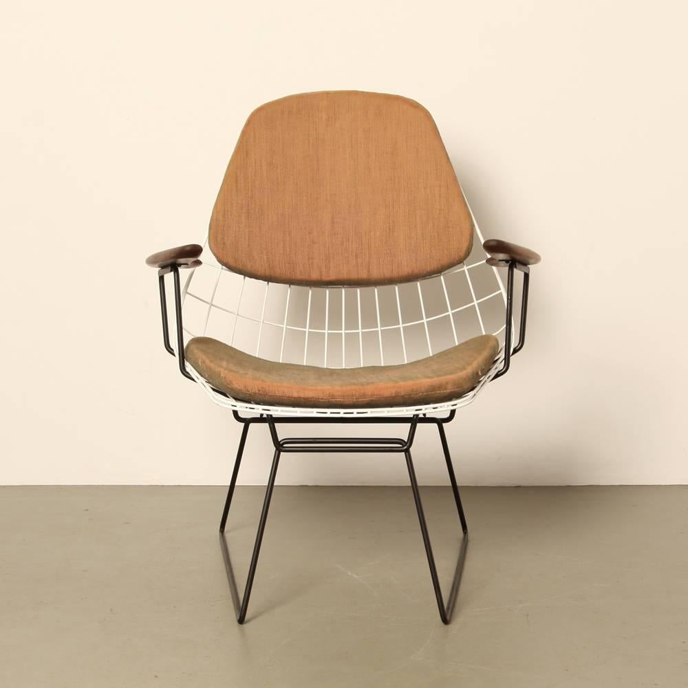 Mid-Century Modern FM06 Wire Lounge Chair by Cees Braakman for Pastoe