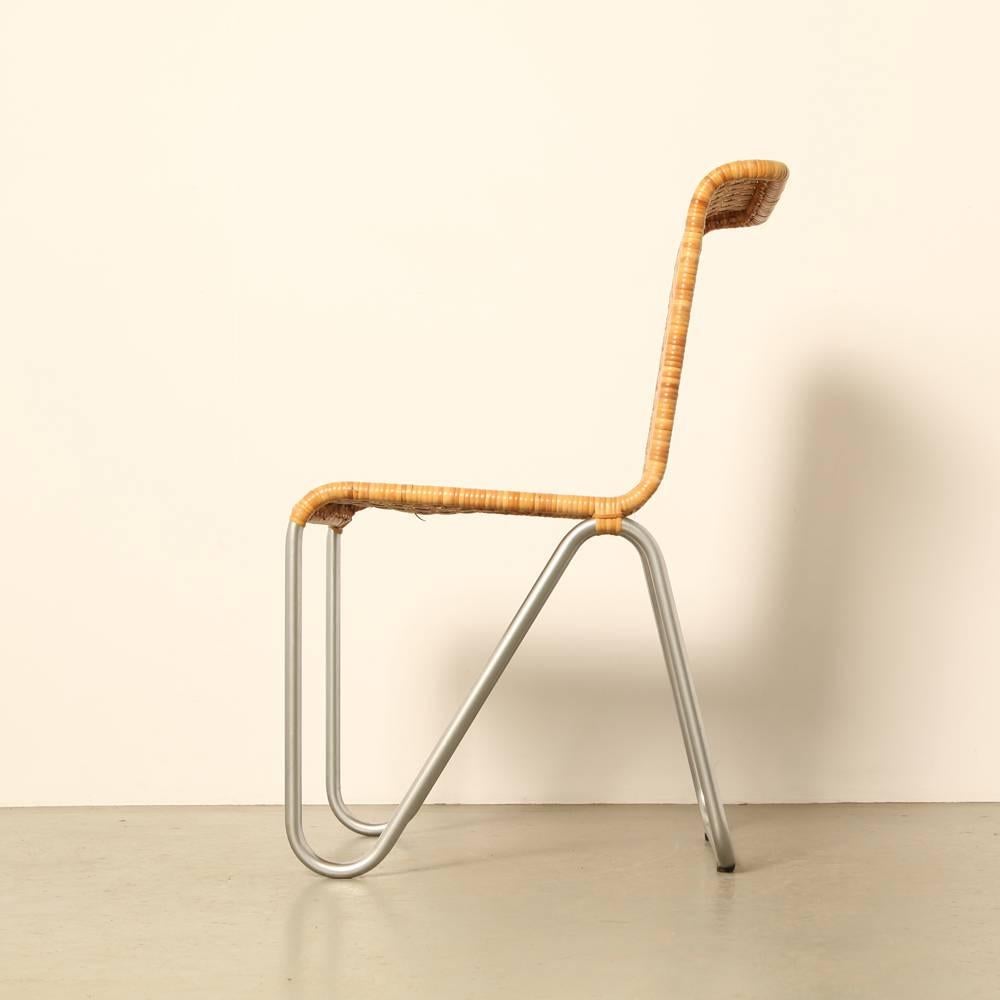 Dutch Gispen Diagonal Chair No. 2a For Sale