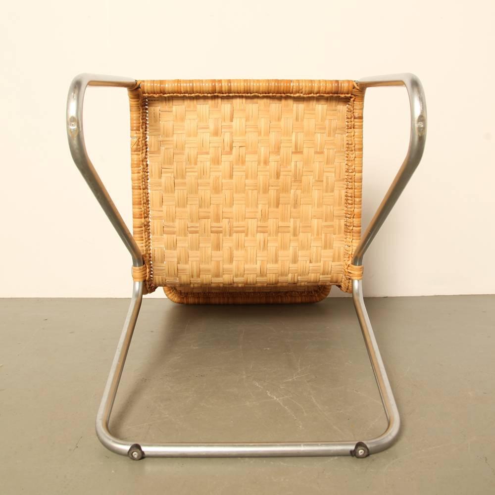 Mid-20th Century Gispen Diagonal Chair No. 2a For Sale